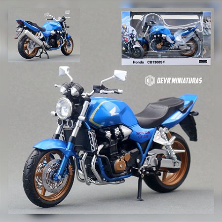 Miniatura Honda CB 1300 SF Azul Automaxx 1:12