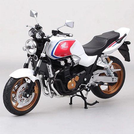 Miniatura Honda CB 1300 SF Branco Automaxx 1:12