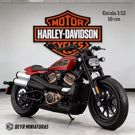 Miniatura Harley Davidson Sportster S 2024 Maisto 1:12 - 18 cm