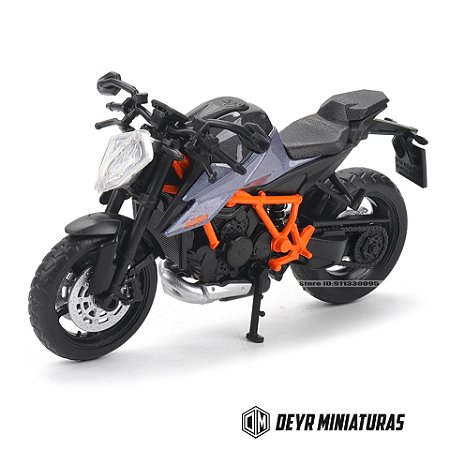 Miniatura KTM 1290 Super Duke R 2022 Cinza MSZ 1:18