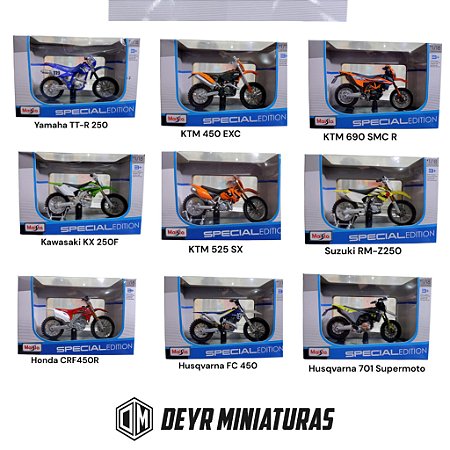 Kit C/9 Miniaturas Motos Maisto 1:18 - Kit #2