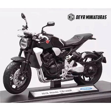 Miniatura Honda CB 1000R 2018 Welly 1:18 C/Base