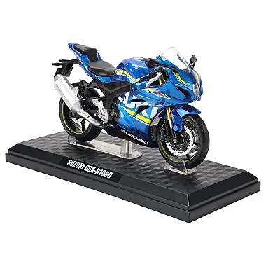 Miniatura Suzuki GSX-R 1000 2017 GP Azul CCA/ MSZ 1:12 - 18 cm