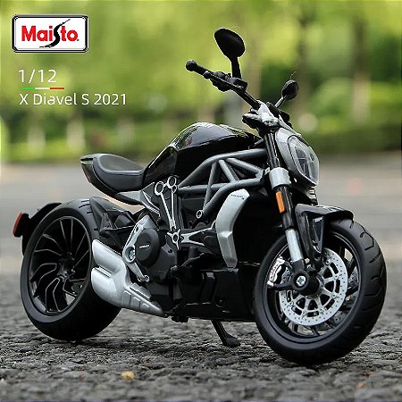 Miniatura Ducati Xdiavel S 2021 Maisto 1:12 - 18 cm