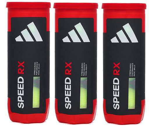 Bola de Padel Adidas Speed RX - 03 Tubos c/ 3 unid.