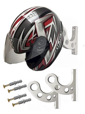 Suporte de parede para capacete - KIT com 2