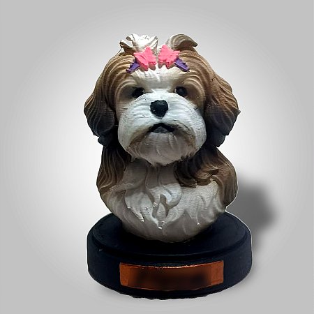 Busto Personalizado do Seu Pet em 3D – Feito com Amor e Riqueza de Detalhes