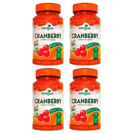 Kit Cranberry Katigua Antioxidante Suplemento 240 Cápsulas