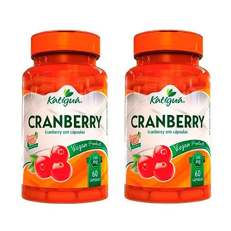 Kit Cranberry Katigua Antioxidante Suplemento 120 Cápsulas