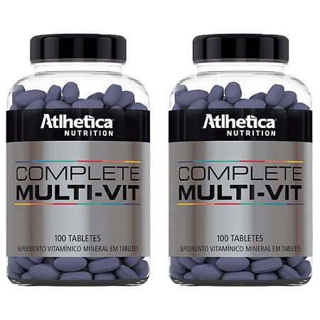 Kit Multivitamínico Complete Vitam Athletica 200 Tabletes