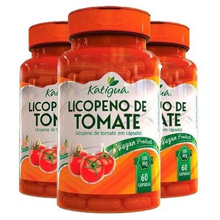 Kit Licopeno De Tomate Katigua Suplemento 180 Cáps