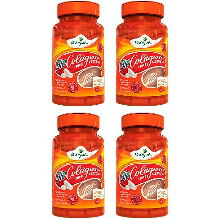 Kit Colágeno Verisol Com Vitamina C Katigua 360 Cápsulas
