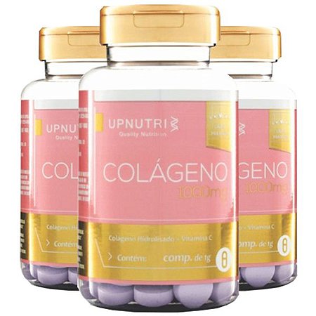 Kit Colágeno Hidrolisado Vitamina C Upnutri Premium 360 Comp