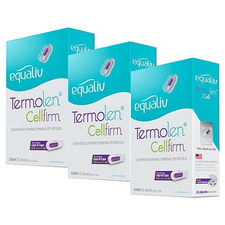 Kit Termolen Cellfirm Equaliv Suplemento Vitamínico 93 Cáps