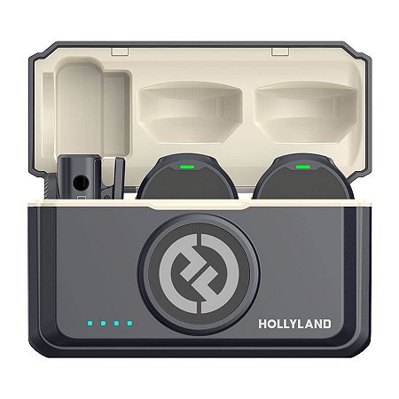 Hollyland Lark M2 Microfone de Lapela Sem Fio Para Câmeras