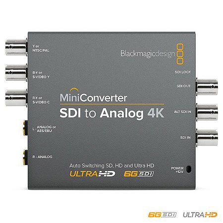 Blackmagic MiniConversor SDI para Analógico 4K