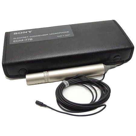 Sony ECM-77B Microfone Condensador de Eletreto Omnidirecional