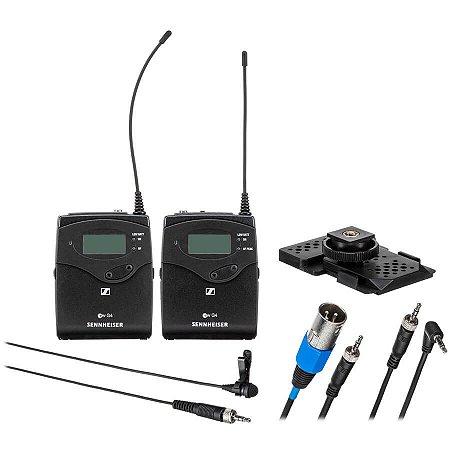 Sennheiser EW 112P G4 Microfone de Lapela Sem Fio Para Montagem em Câmeras (A1: 470 a 516 MHz)