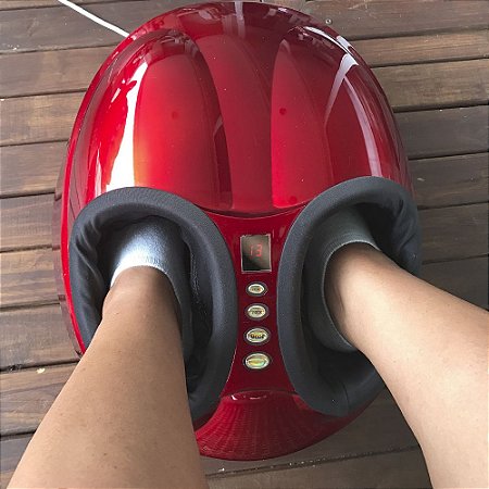 Massageador de Pés Sistema Shiatsu + Sistema Airbags  Foot Massager®
