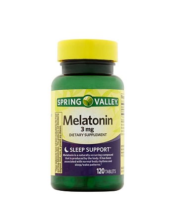 Mellatonina 3 mg 120 tablets Spring Valley®