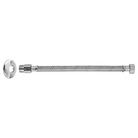 Engate Flexível Inox 60cm Macho x Fêmea 1/2" Blukit