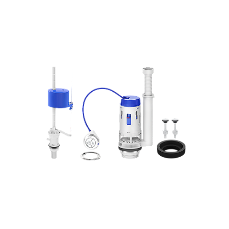 Kit Duplo Fluxo Universal Caixa Acoplada Entrada Pop Flux e Saída DualFlush Censi