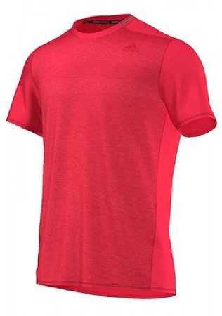 camiseta adidas vermelha masculina