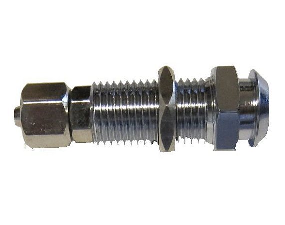 Engate femea 1/4 com válvula para painel