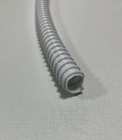 Mangueira Corrugada Odontológica Vacuo Ar 1/2 - Branco Gelo