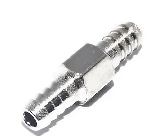 Espigão Emenda 4mm para mangueira de 6 x 4mm