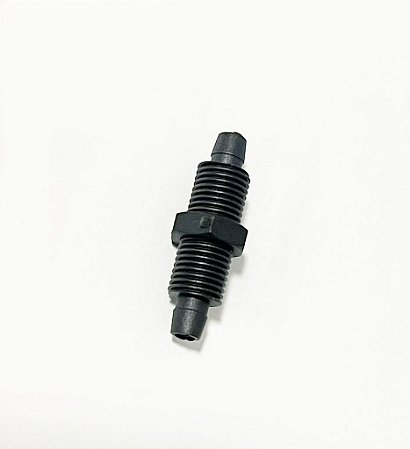Niple conexão preto 3,3mm plástico Dabi sem porca