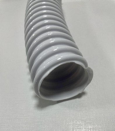 Mangueira Corrugada Odontológica Vacuo Ar 1 3/4 - Branco Gelo