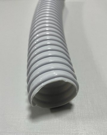 Mangueira Corrugada Odontológica Vacuo Ar 1 1/4 - Branco Gelo