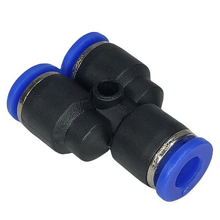 União emenda Y de engate rápido para mangueira PU 4mm