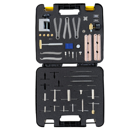 Kit de ferramentas 37 peças com maleta para consertos de instrumentos de mão odontológicos