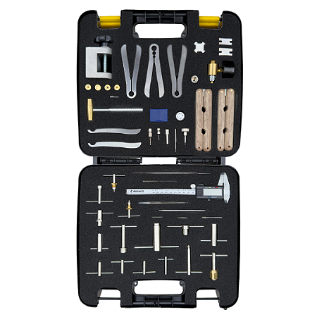 Kit de ferramentas 43 peças com maleta para consertos de instrumentos de mão odontológicos