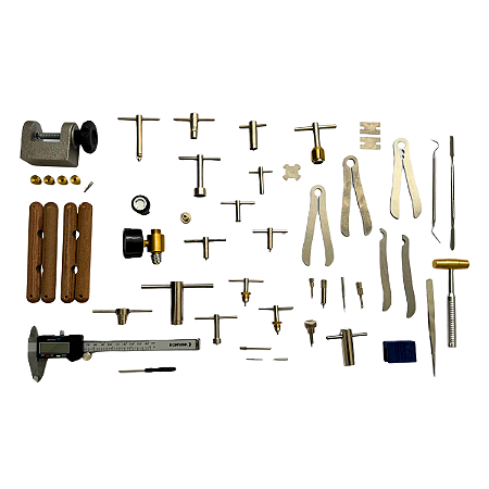 Kit de ferramentas 43 peças para consertos de instrumentos de mão odontológicos