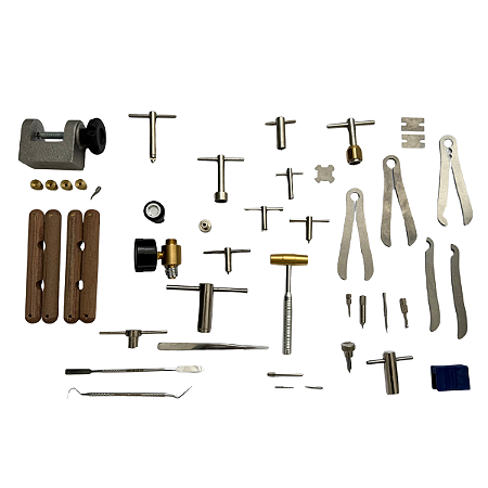 Kit de ferramentas 37 peças para consertos de instrumentos de mão odontológicos