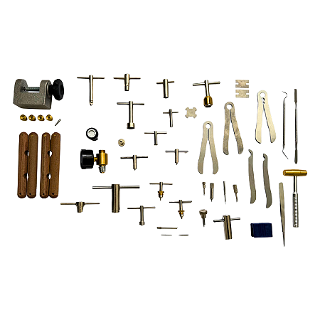 Kit de ferramentas 41 peças para consertos de instrumentos de mão odontológicos