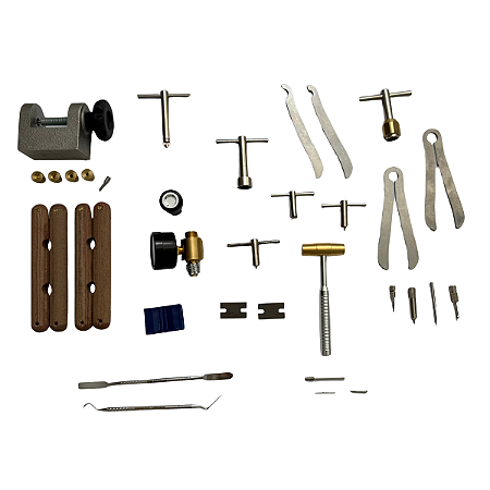 Kit de ferramentas 27 peças para consertos de instrumentos de mão odontológicos