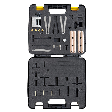 Kit de ferramentas básico 13 peças para consertos de instrumentos de mão odontológicos com maleta