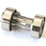 Engrenagem/Eixo principal com 2 rolamentos para contra angulo Dabi / D700 / Dentflex