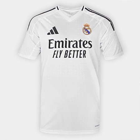 Camisa Real Madrid 2024/2025 - Uniforme Titular