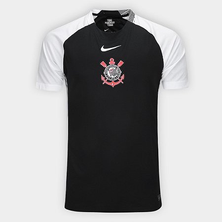 Camisa Corinthians 2025/2026 - Torcedor Nike Masculino Preta