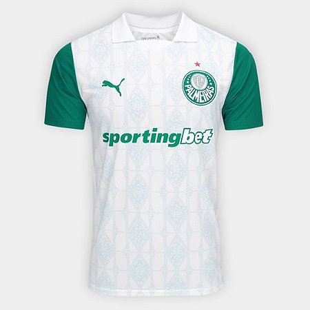 Camisa Palmeiras 2025/2026 - Torcedor Puma Masculino Branca