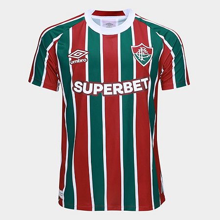 Camisa Fluminense 2025/2026 - Torcedor Umbro Masculino Listrada