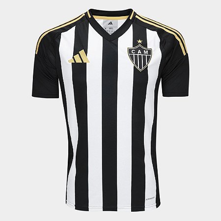 Camisa Atlético Mineiro 2025/2026 - Torcedor Adidas Masculino Listrada