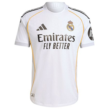 Camisa Real Madrid 2025/2026 - Torcedor Adidas Masculino Branca