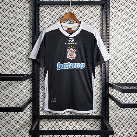 Camisa Corinthians Retrô 2000 - Torcedor Topper Masculino Branca
