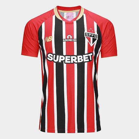 Camisa São Paulo 2025/2026 - Torcedor New Balance Masculino Listrada